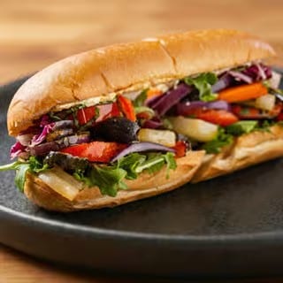 Grilled Vegetarian Sub.
