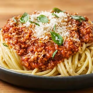 Spaghetti with Meat Sauce.